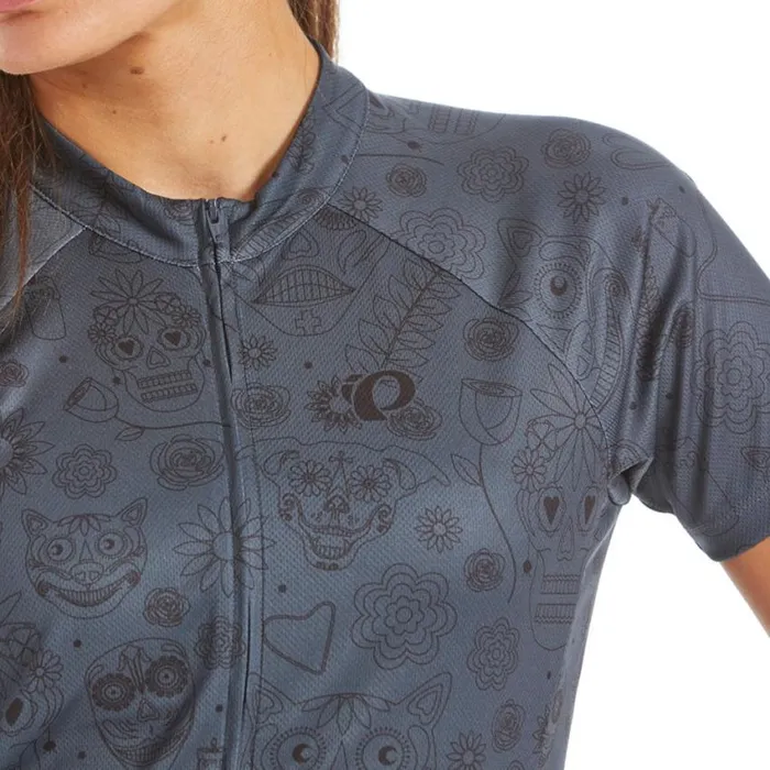 Classic Jersey Dark Ink Sugar Skull Women PEARL IZUMi Jerseys
