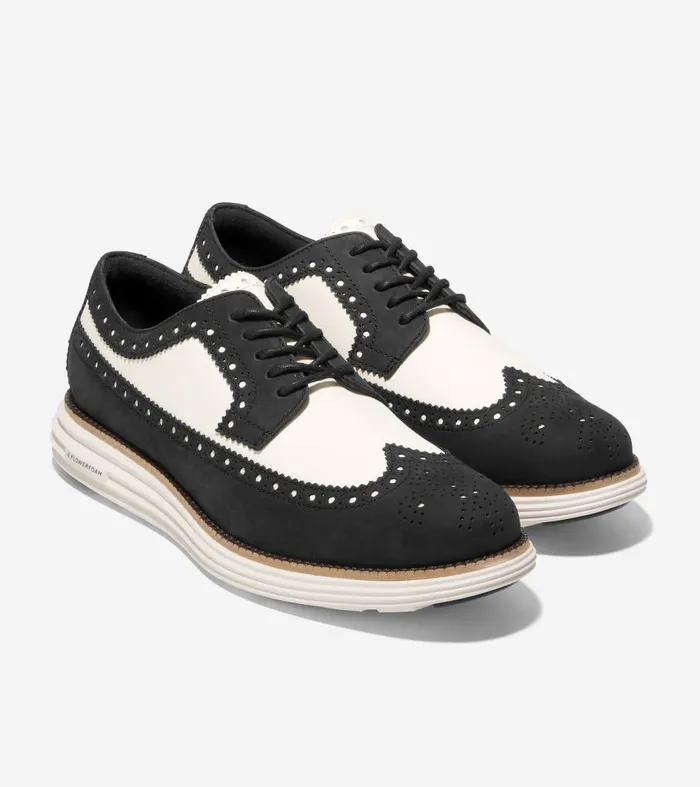 Cole Haan Men039s riginalGrand Remastered Longwing Black Men Oxfords Cole Haan Men039s riginalGrand Remastered Longwing Black Men Oxfords