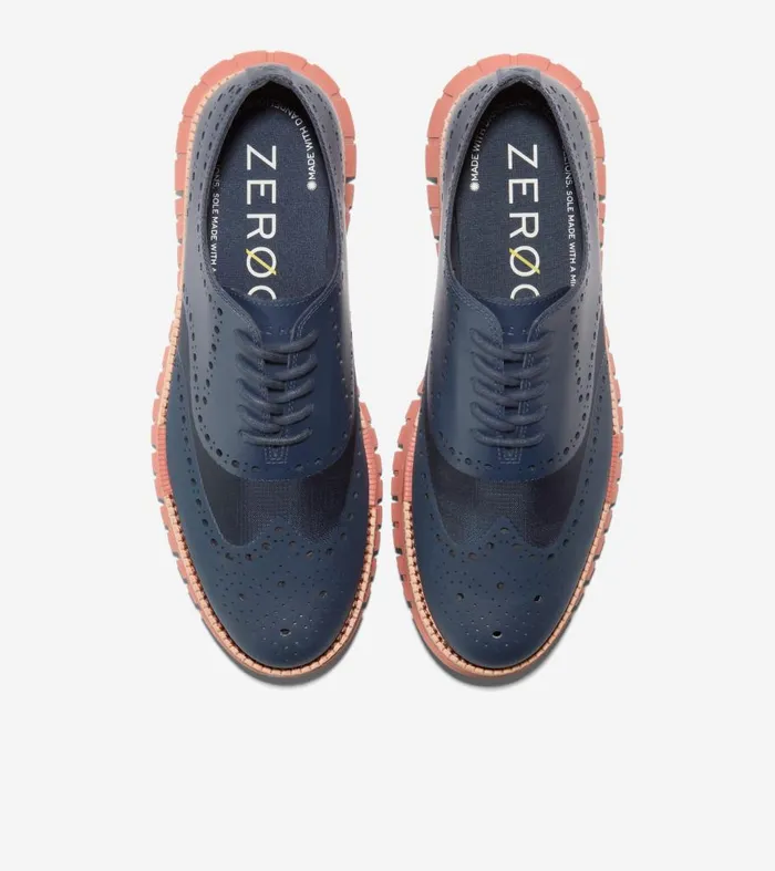 Cole Haan Men039s ZERGRAND Remastered No Stitch Wingtip Oxfords Blue Men Oxfords Cole Haan Men039s ZERGRAND Remastered No Stitch Wingtip Oxfords Blue Men Oxfords