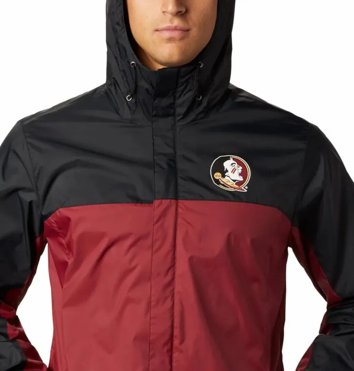 Collegiate Glennaker Storm Rain Jacket 8211 Florida State Fsu 8211 Black Cabernet Mens Columbia Sportswear Rain Collegiate Glennaker Storm Rain Jacket 8211 Florida State Fsu 8211 Black Cabernet Mens Columbia Sportswear Rain