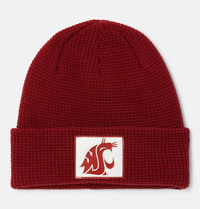 Collegiate Gridiron Beanie 8211 Washington State Waz 8211 Red Velvet MensWomens Columbia Sportswear Hats Collegiate Gridiron Beanie 8211 Washington State Waz 8211 Red Velvet MensWomens Columbia Sportswear Hats