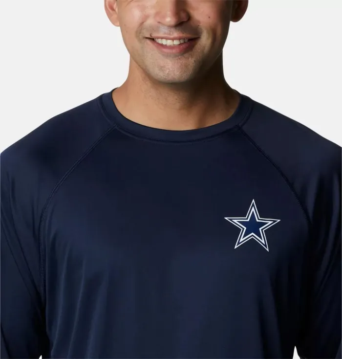 Collegiate PFG Terminal Tackle Long Sleeve Shirt 8211 Dallas Cowboys Dc 8211 Collegiate Navy White Mens Columbia Sportswear Long Sleeve Collegiate PFG Terminal Tackle Long Sleeve Shirt 8211 Dallas Cowboys Dc 8211 Collegiate Navy White Mens Columbia Sportswear Long Sleeve