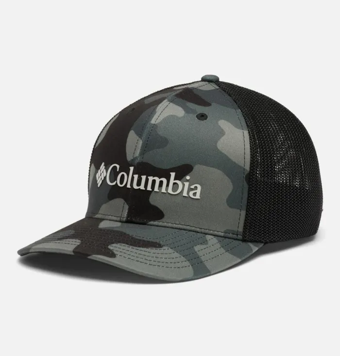 Columbia Mesh Ball Cap Black Mod Camo Mens Columbia Sportswear Hats