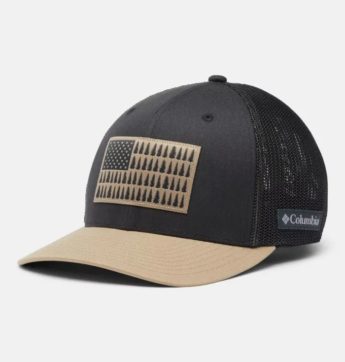 Columbia Mesh Tree Flag Ball Cap 8211 High Crown Shark British Tan Mens Columbia Sportswear Hats Columbia Mesh Tree Flag Ball Cap 8211 High Crown Shark British Tan Mens Columbia Sportswear Hats