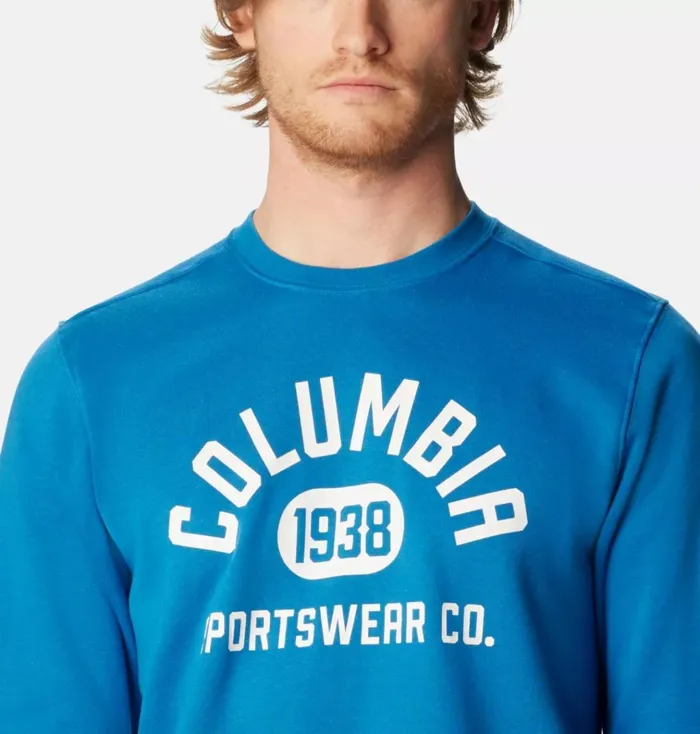 Columbia Trek Crew Sweatshirt Bright Indigo College Life Graphic Mens Columbia Sportswear Sweatshirts and Hoodies Columbia Trek Crew Sweatshirt Bright Indigo College Life Graphic Mens Columbia Sportswear Sweatshirts and Hoodies
