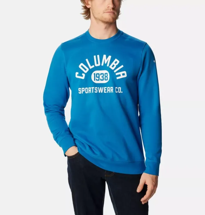 Columbia Trek Crew Sweatshirt Bright Indigo College Life Graphic Mens Columbia Sportswear Sweatshirts and Hoodies Columbia Trek Crew Sweatshirt Bright Indigo College Life Graphic Mens Columbia Sportswear Sweatshirts and Hoodies
