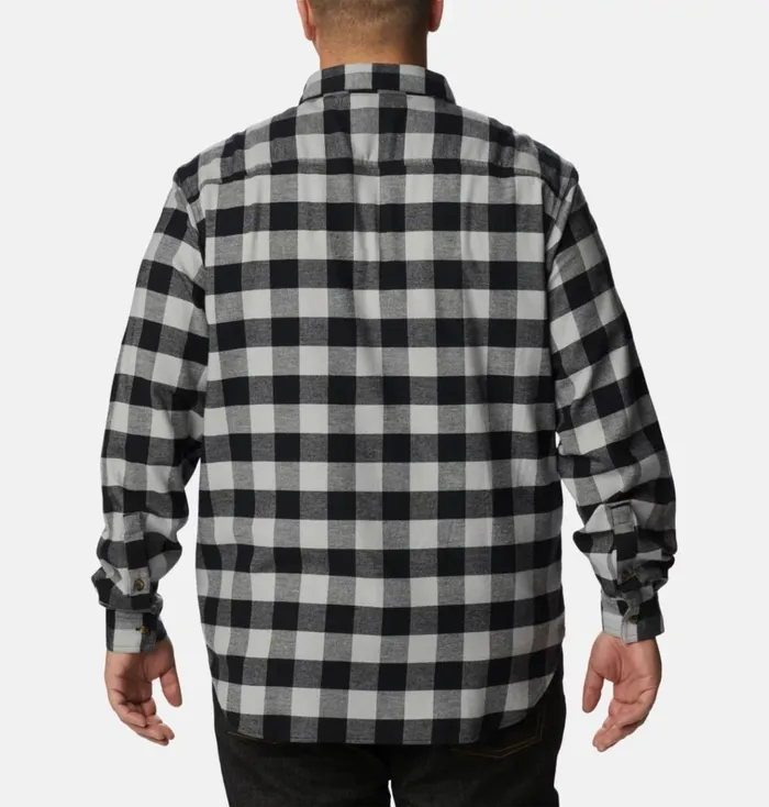 Cornell Woods Flannel Long Sleeve Shirt 8211 Big Columbia Grey Buffalo Check Mens Columbia Sportswear Long Sleeve Cornell Woods Flannel Long Sleeve Shirt 8211 Big Columbia Grey Buffalo Check Mens Columbia Sportswear Long Sleeve