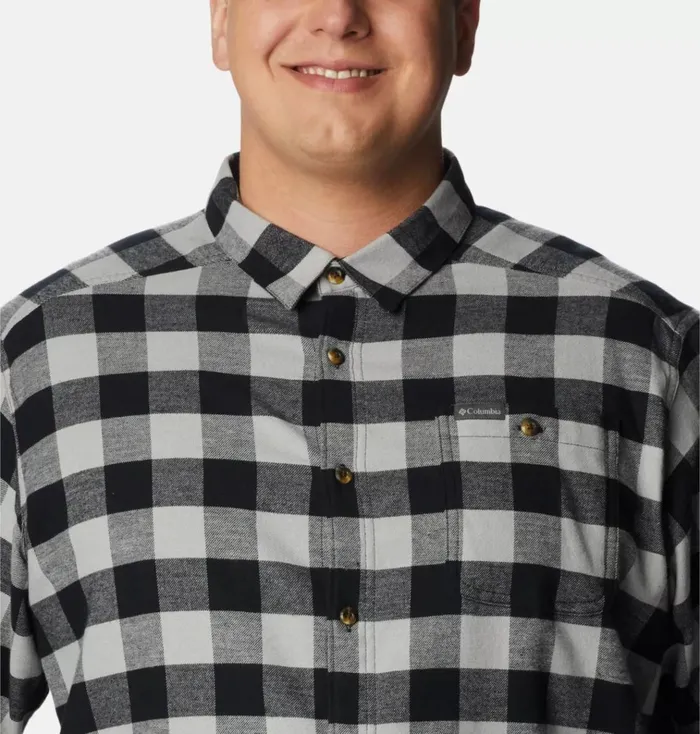 Cornell Woods Flannel Long Sleeve Shirt 8211 Big Columbia Grey Buffalo Check Mens Columbia Sportswear Long Sleeve Cornell Woods Flannel Long Sleeve Shirt 8211 Big Columbia Grey Buffalo Check Mens Columbia Sportswear Long Sleeve