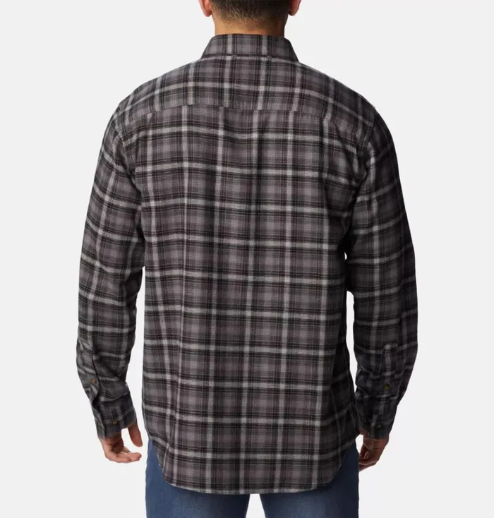 Cornell Woods Flannel Long Sleeve Shirt City Grey Tartan Ombre Mens Columbia Sportswear Long Sleeve Cornell Woods Flannel Long Sleeve Shirt City Grey Tartan Ombre Mens Columbia Sportswear Long Sleeve