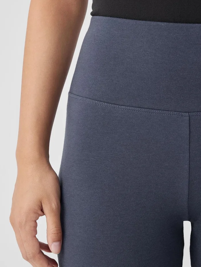 Cozy Brushed Terry Hug HighWaisted Leggings Ocean Women Eileen Fisher Pants Shorts and Jumpsuits