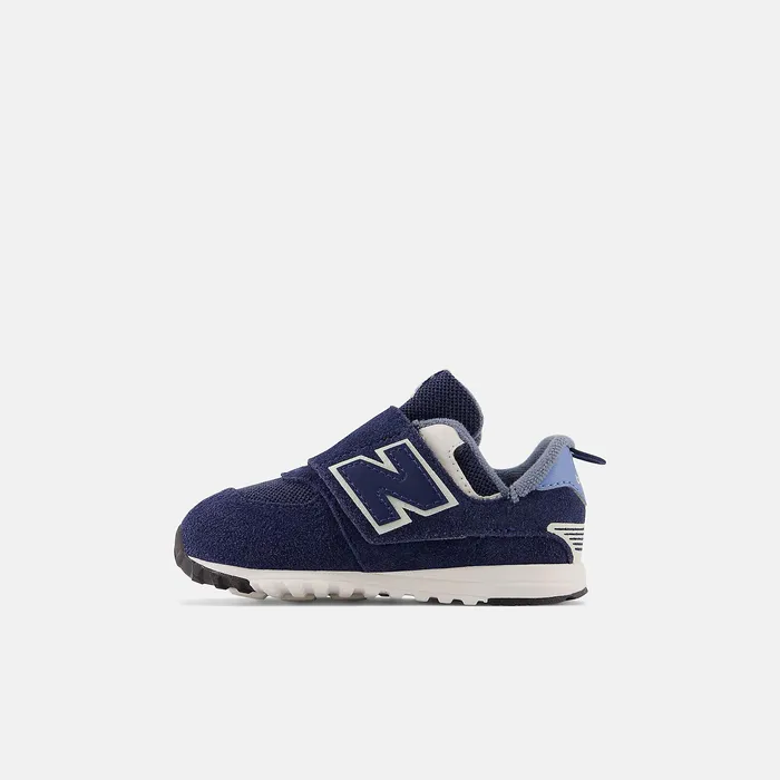 Crib and Toddlers Size 0 8211 10 Kids Newbalance 574 NEWB Hook and Loop Nb Navy With Heritage Blue Crib and Toddlers Size 0 8211 10 Kids Newbalance 574 NEWB Hook and Loop Nb Navy With Heritage Blue