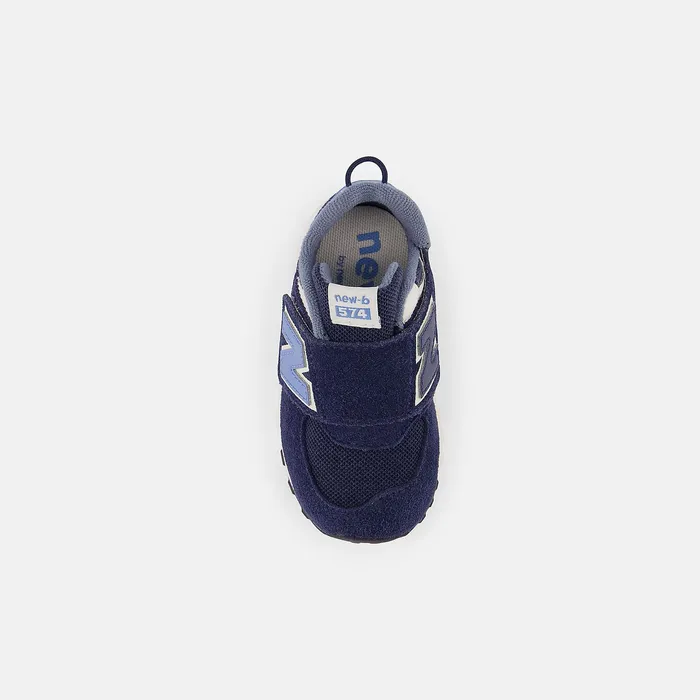 Crib and Toddlers Size 0 8211 10 Kids Newbalance 574 NEWB Hook and Loop Nb Navy With Heritage Blue Crib and Toddlers Size 0 8211 10 Kids Newbalance 574 NEWB Hook and Loop Nb Navy With Heritage Blue