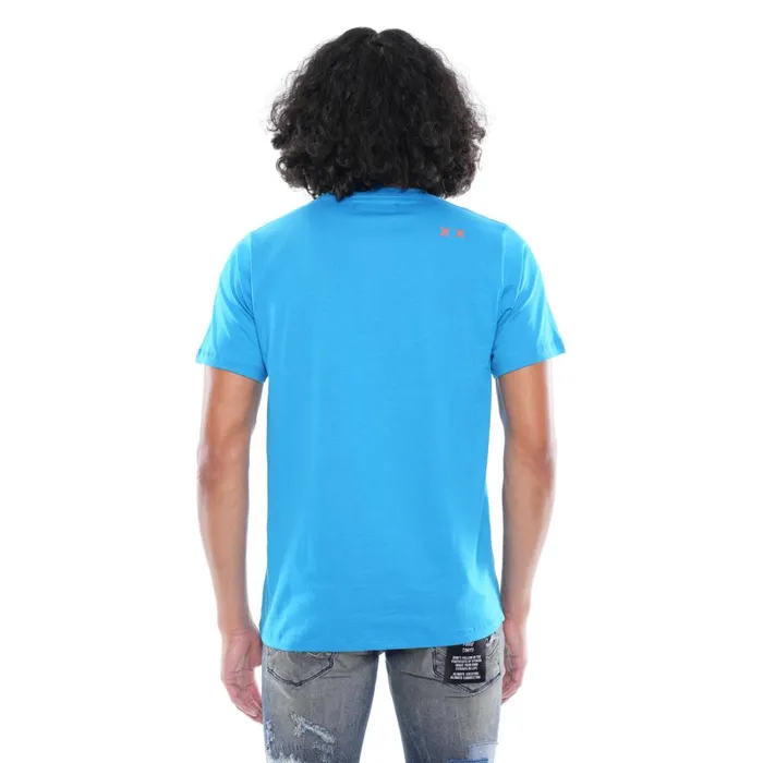 Cult Of Individuality 3D CLEAN SHIMUCHAN LOGO SHORT SLEEVE CREW NECK TEE IN DRESDEN BLUE Blue Apparel TSHIRTS Cult Of Individuality 3D CLEAN SHIMUCHAN LOGO SHORT SLEEVE CREW NECK TEE IN DRESDEN BLUE Blue Apparel TSHIRTS
