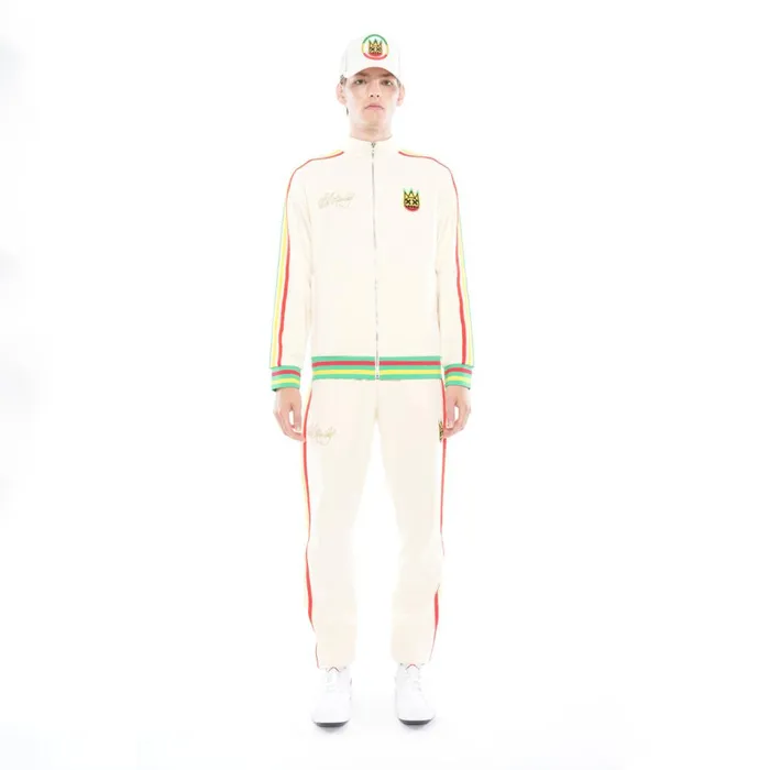 Cult Of Individuality BOB MARLEY TRACK SUIT IN CREAM Beige Apparel SWEATSHIRTS and SWEATPANTS Cult Of Individuality BOB MARLEY TRACK SUIT IN CREAM Beige Apparel SWEATSHIRTS and SWEATPANTS