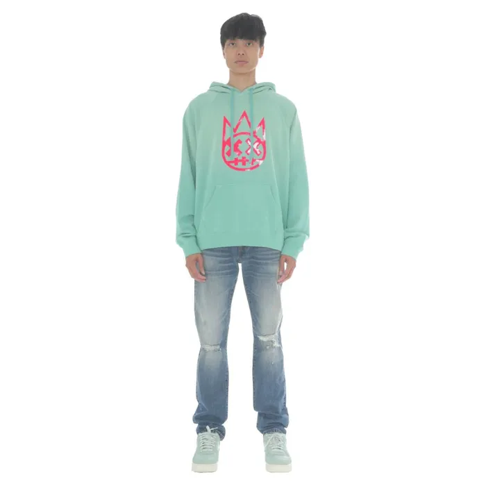 Cult Of Individuality CORE PULLOVER SWEATSHIRT IN VINTAGE MINT Blue Apparel SWEATSHIRTS and SWEATPANTS