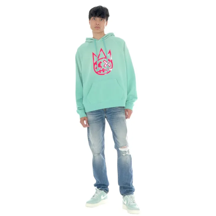 Cult Of Individuality CORE PULLOVER SWEATSHIRT IN VINTAGE MINT Blue Apparel SWEATSHIRTS and SWEATPANTS
