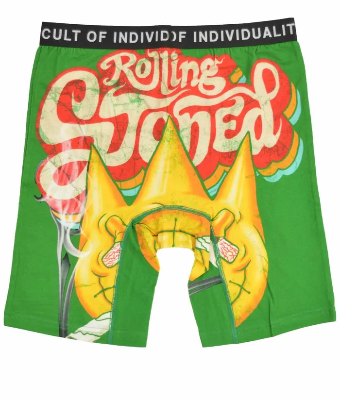 Cult Of Individuality CULT BRIEFS 034 ROLLING034 IN LEMONADE KELLY GREEN Multi Accessories UNDERWEAR