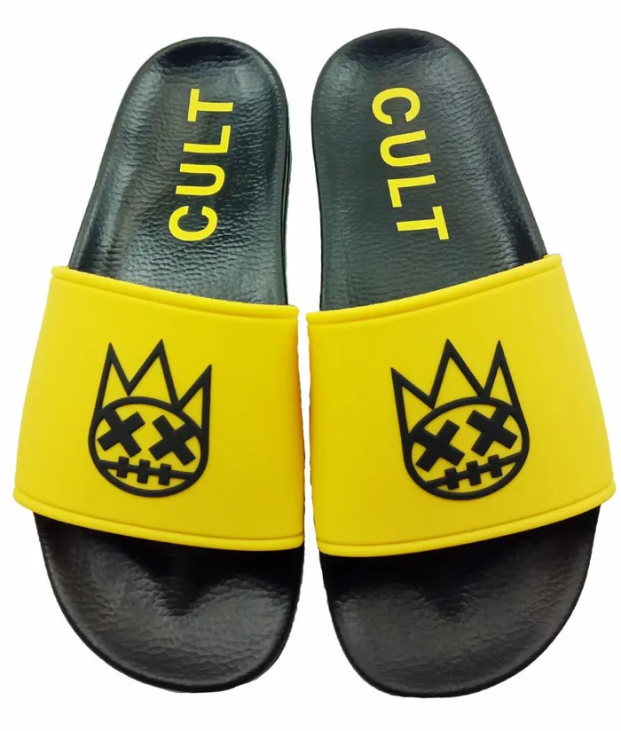 Cult Of Individuality CULT SLIDE IN BLACK Black Accessories SLIDES