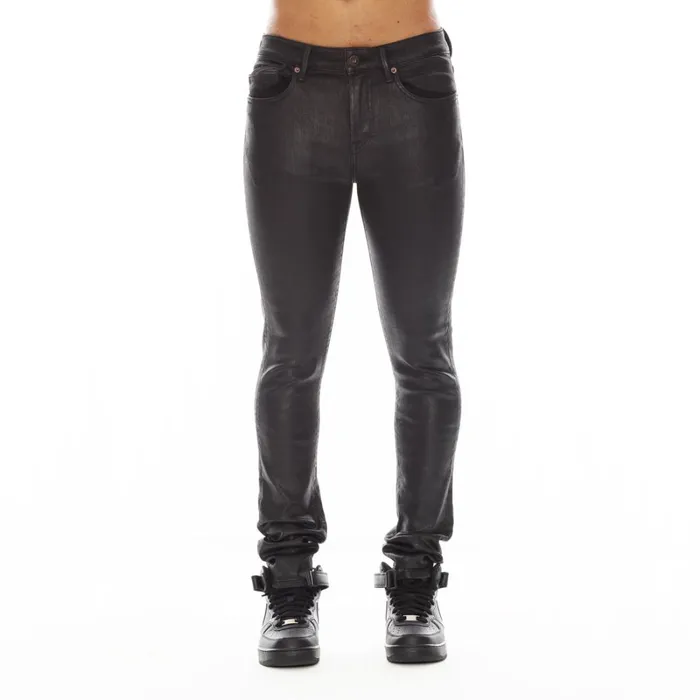 Cult Of Individuality PUNK SUPER SKINNY IN BLACK Black Denim PUNK SUPER SKINNY