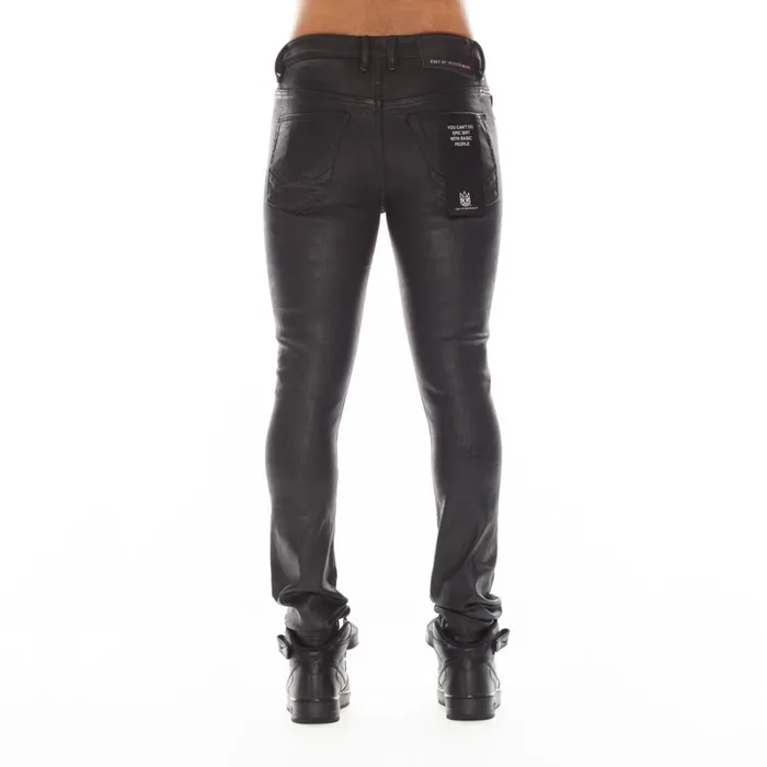 Cult Of Individuality PUNK SUPER SKINNY IN BLACK Black Denim PUNK SUPER SKINNY