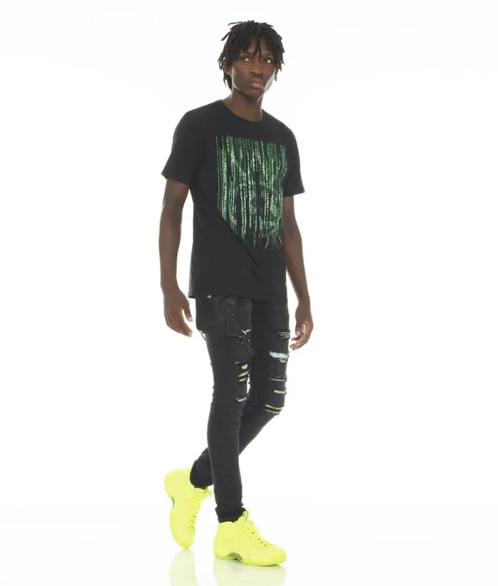 Cult Of Individuality PUNK SUPER SKINNY IN GRADIENT Multi Denim PUNK SUPER SKINNY
