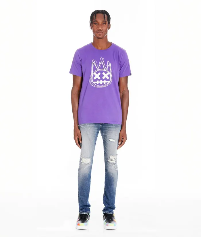 Cult Of Individuality PUNK SUPER SKINNY STRETCH IN STOKE Blue Denim PUNK SUPER SKINNY