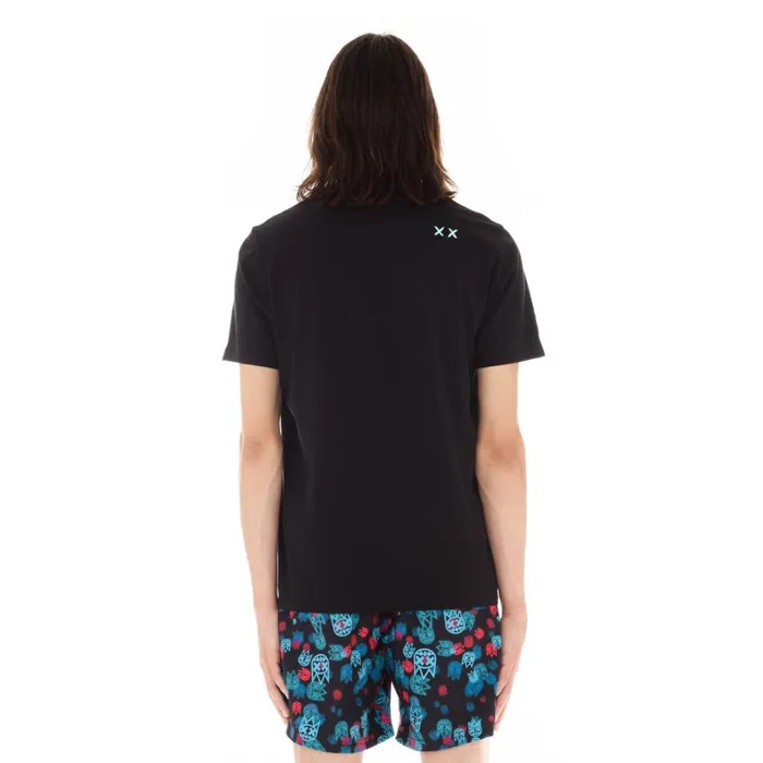 Cult Of Individuality SHORT SLEEVE CREW NECK TEE 034MULTI SHIMUCHAN034 IN BLACK Black Apparel TSHIRTS