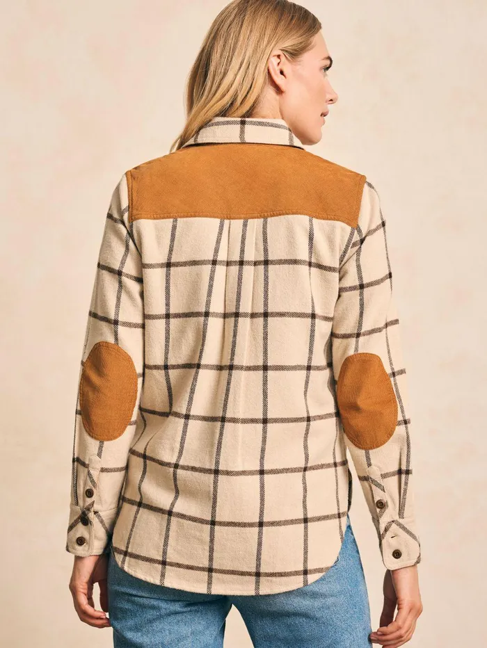 Daly Shirt 8211 Olivia Plaid Olivia Plaid Women Faherty Shirts and Tops
