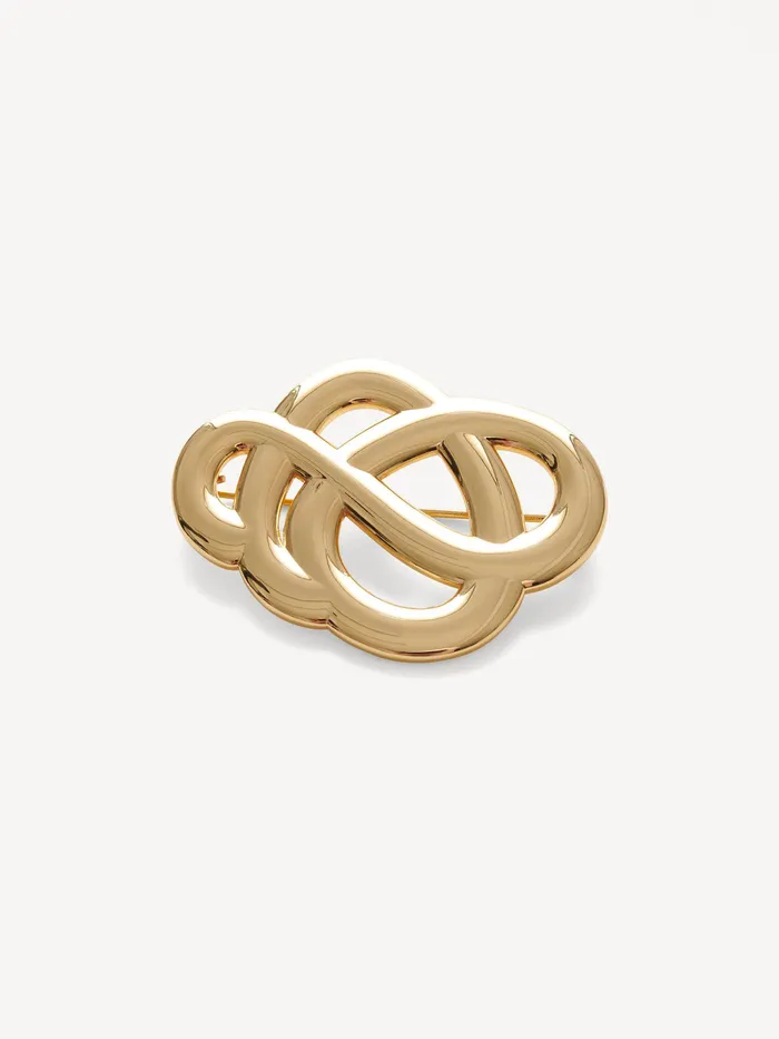 Dame Andre Accessories By Malene Birger Broche Gold
