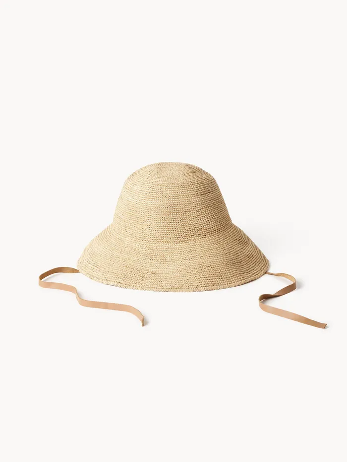 Dame Andre Accessories By Malene Birger Rafiah Hat Light Camel