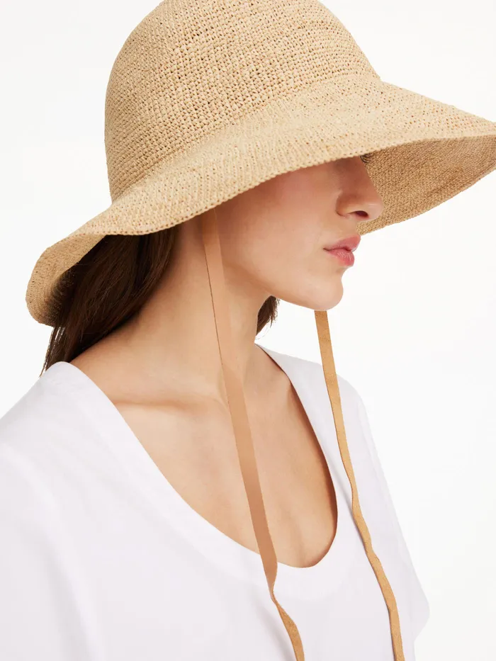Dame Andre Accessories By Malene Birger Rafiah Hat Light Camel