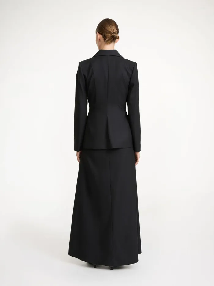 Dame Blazere By Malene Birger Adrienna Enkeltradet Blazer Black