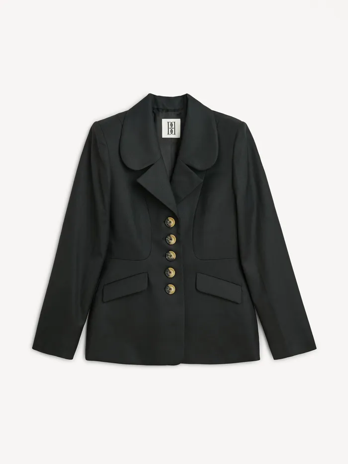 Dame Blazere By Malene Birger Adrienna Enkeltradet Blazer Black