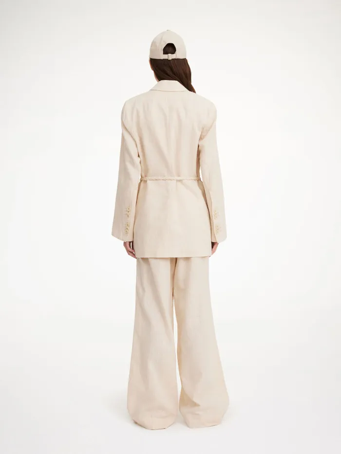 Dame Blazere By Malene Birger Porter Blazer Wood