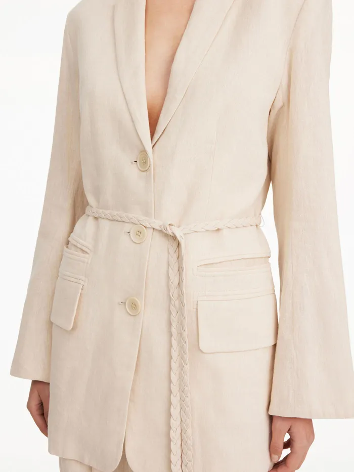 Dame Blazere By Malene Birger Porter Blazer Wood