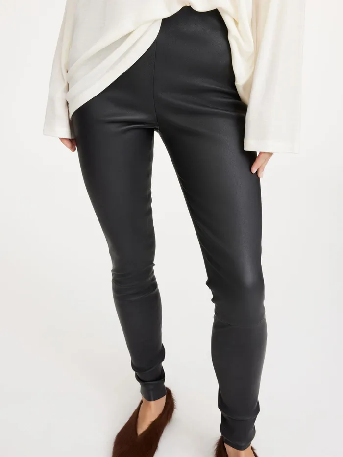 Dame Bukser By Malene Birger Elenasoo Leggings Black