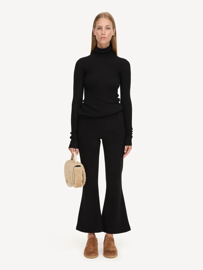 Dame Bukser By Malene Birger Vilanna HighWaist Trousers Black