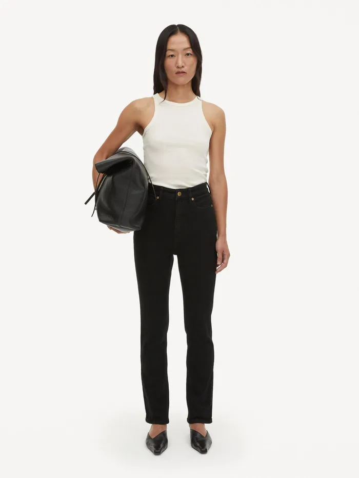 Dame Demin By Malene Birger Stellen Jeans Black