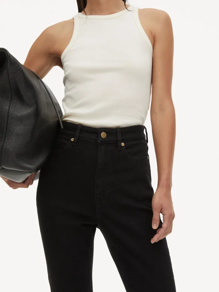 Dame Demin By Malene Birger Stellen Jeans Black