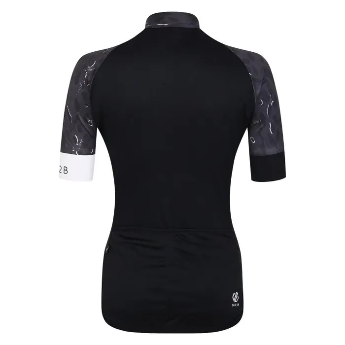 Dare 2b Gym Tops Follow Through Cycling Jersey Black Dash Animal Print 8211 Women
