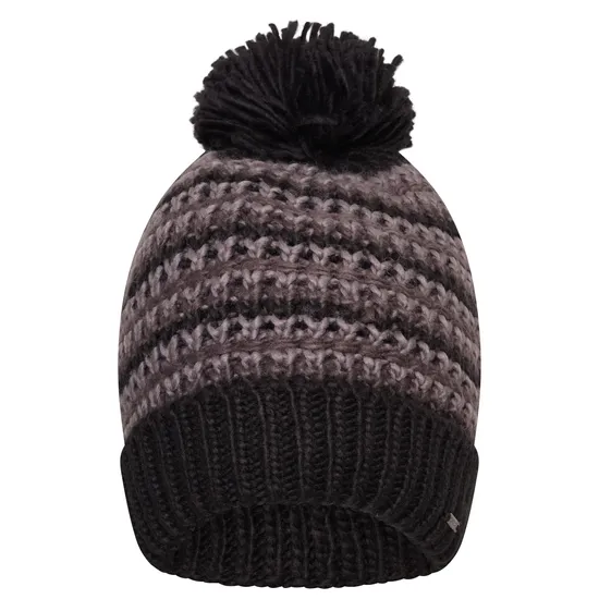 Dare 2b Hats Adults039 HeadstartBeanie Black Ebony Grey 8211 WomenMen