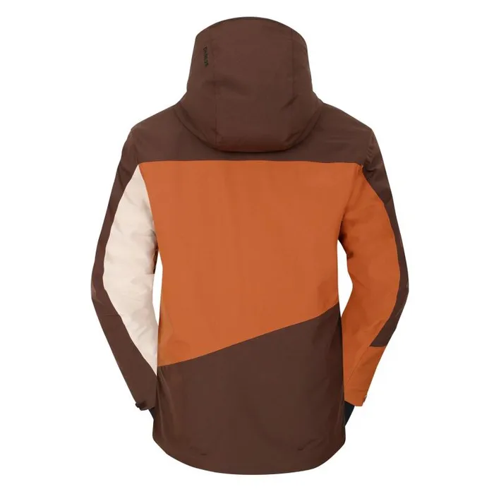 Dare 2b Ski Jackets Baseplate II Ski Jacket Mocha Brown Orange 8211 Men