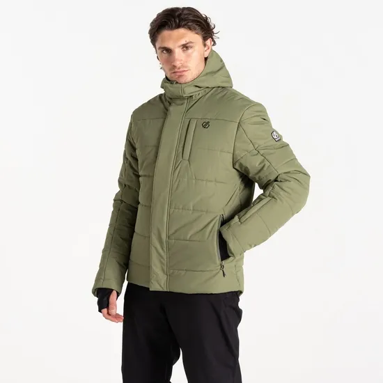Dare 2b Ski Jackets Camber Baffled Ski Jacket Olivine Green 8211 Men