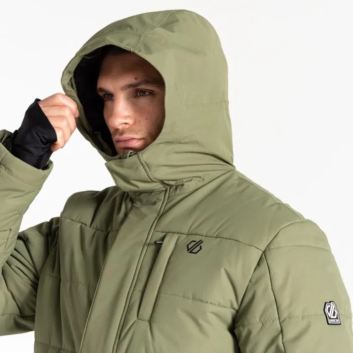 Dare 2b Ski Jackets Camber Baffled Ski Jacket Olivine Green 8211 Men