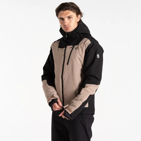 Dare 2b Ski Jackets Halfpipe II Ski Jacket Black Grey 8211 Men