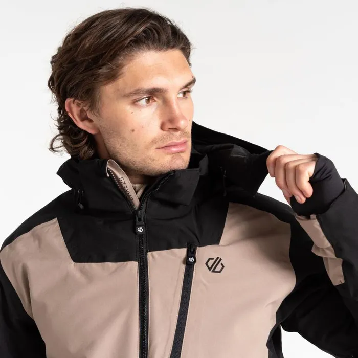Dare 2b Ski Jackets Halfpipe II Ski Jacket Black Grey 8211 Men