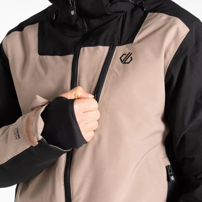 Dare 2b Ski Jackets Halfpipe II Ski Jacket Black Grey 8211 Men