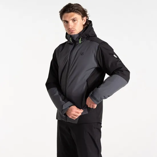 Dare 2b Ski Jackets Precision II Ski Jacket Black Grey 8211 Men