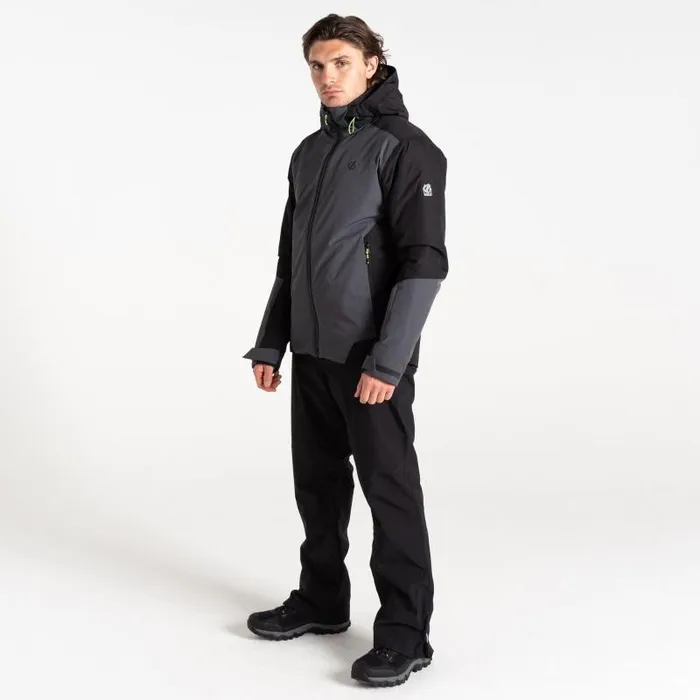 Dare 2b Ski Jackets Precision II Ski Jacket Black Grey 8211 Men