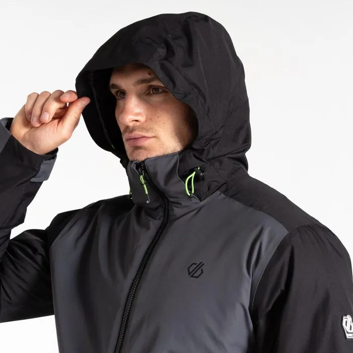 Dare 2b Ski Jackets Precision II Ski Jacket Black Grey 8211 Men